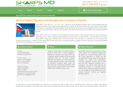 SharpsMD Medical Waste Disposal Company web design, software development, application development, graphic design, online marketing, website building, digital marketing, web design tampa, web design florida, website design, website design tampa, information technology services, data migration, website hosting, fix websites, seo, search engine optimization