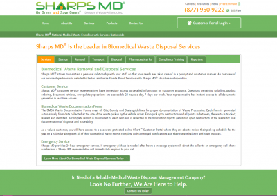 SharpsMD Medical Waste Disposal Company web design, software development, application development, graphic design, online marketing, website building, digital marketing, web design tampa, web design florida, website design, website design tampa, information technology services, data migration, website hosting, fix websites, seo, search engine optimization