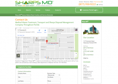 SharpsMD Medical Waste Disposal Company web design, software development, application development, graphic design, online marketing, website building, digital marketing, web design tampa, web design florida, website design, website design tampa, information technology services, data migration, website hosting, fix websites, seo, search engine optimization