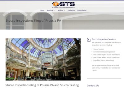 Stucco Testing Specialists Website Design Search Engine Optimization Online Marketing