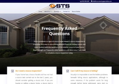 Stucco Testing Specialists Website Design Search Engine Optimization Online Marketing